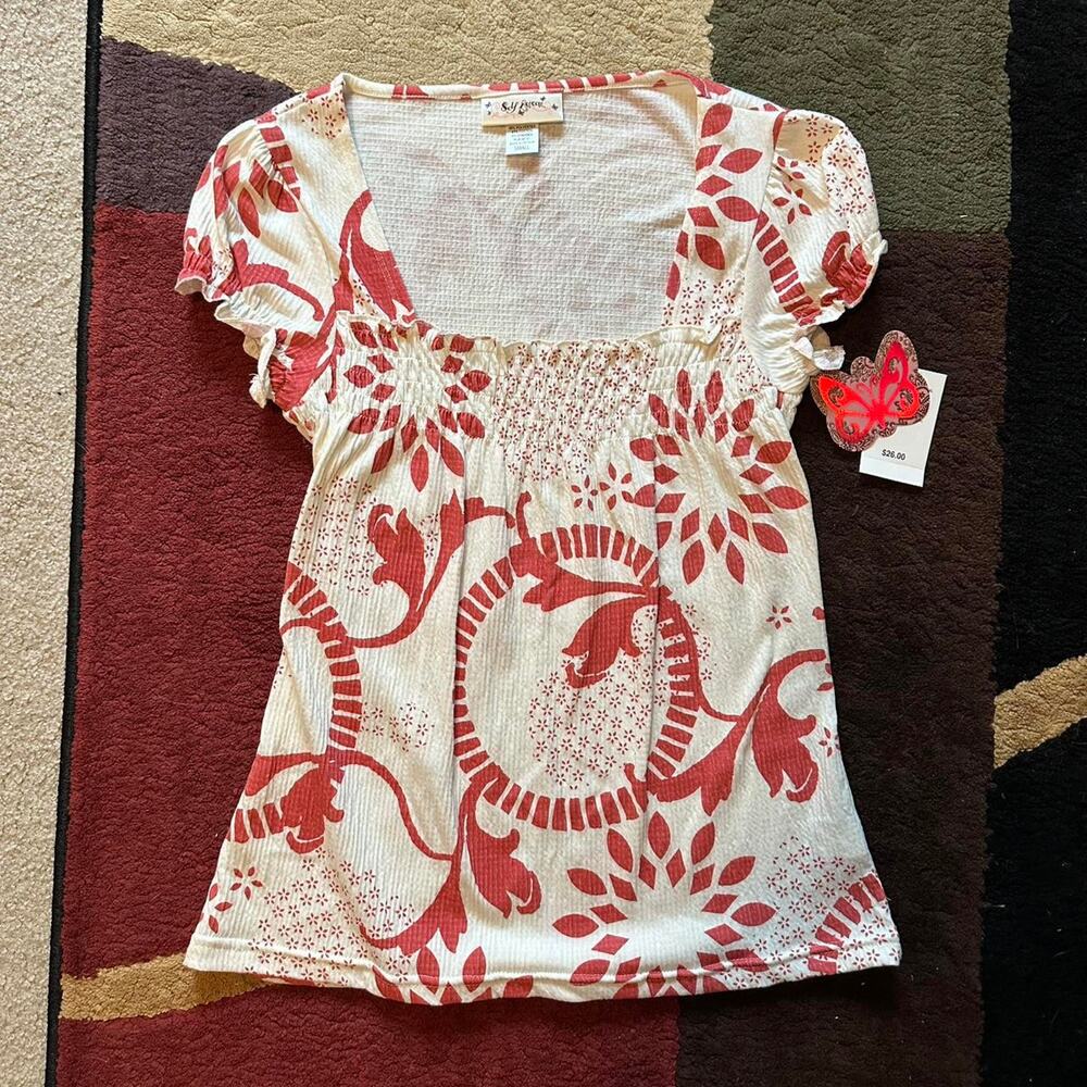 Nwt deadstock y2k self esteem babydoll early 2000s top